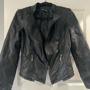 Girls Pleather Jacket XL